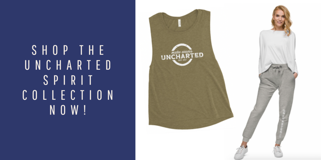 images of uncharted spirit muscle tank and sweatpants