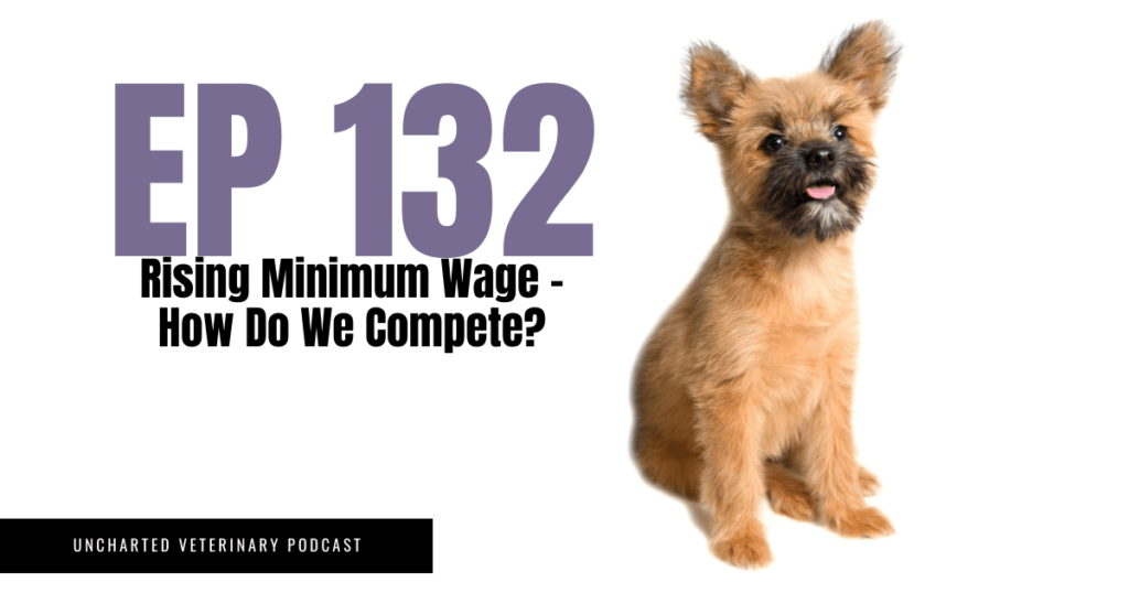 Uncharted Veterinary Podcast Episode 132: Rising minimum wage - how do we compete?