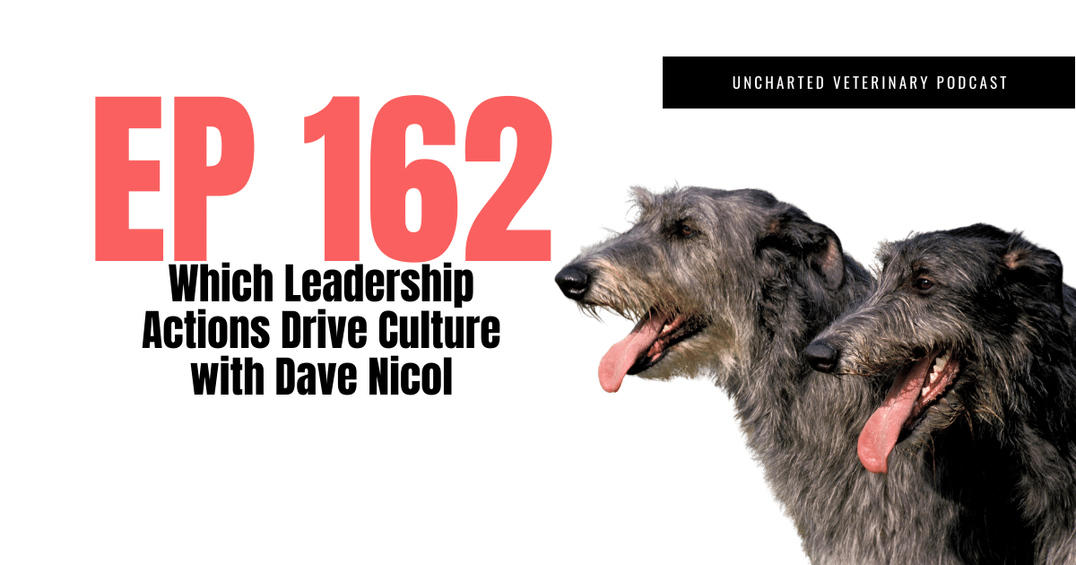 Uncharted Veterinary Podcast Episode 162 - Which Leadership Actions Drive Culture